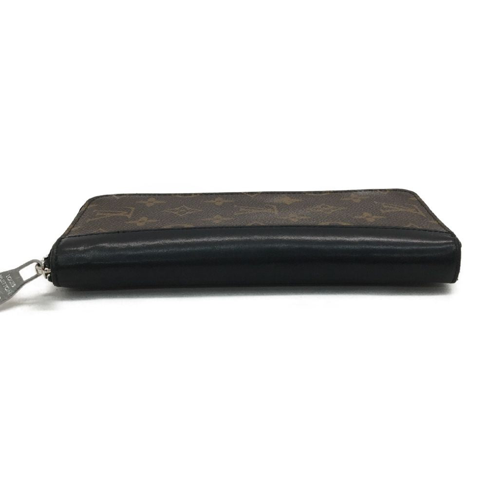 Louis Vuitton Round Zipper Monogram Macassar Vertical