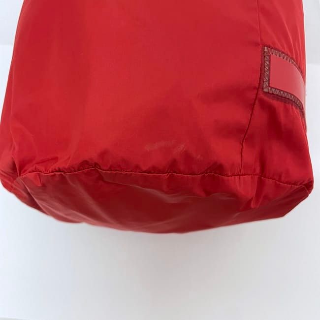 Prada Drawstring Bag Red Prada Sport Excellent Condition Nylon Preowned Prada