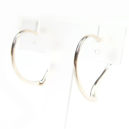 Tiffany & Co Elsa Peretti Small Open Heart Hoop Earrings Ag925