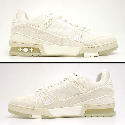 Louis Vuitton Low Cut Sneakers LV Trainer Line 8 Monogram White