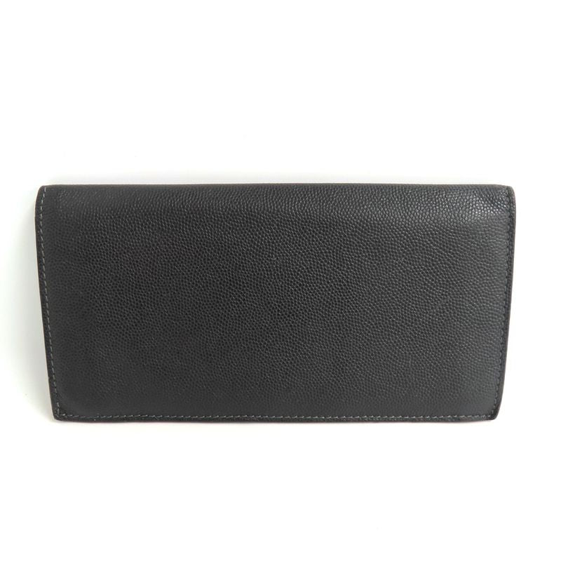 Cartier Santos Bifold Bill Holder Leather Black Men's