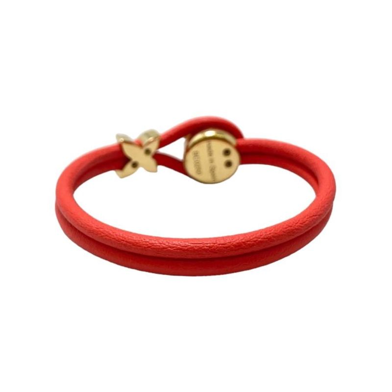 Louis Vuitton Bracelet Keepsake Cles Set M6678e Orange Gold Color Louis Vuitton