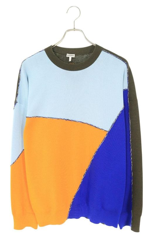 Loewe H526y14kdl Anagram Embroidery Puzzle Sweater Knit Men's S