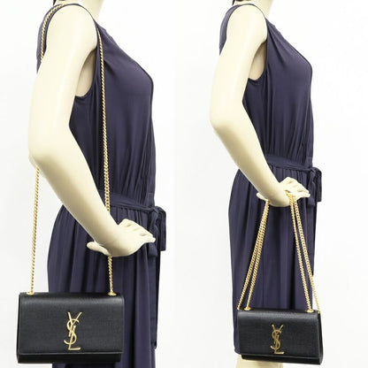 Saint Laurent Paris Chain Shoulder Bag Handbag Kate Small Chain Bag Grained