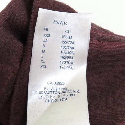 Louis Vuitton Fhkl13 USED Monogram Patterned Pullover Hoodie With LV Patch