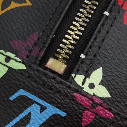 Louis Vuitton Handbag Trouville Monogram Multicolor Canvas Noir Black Gold