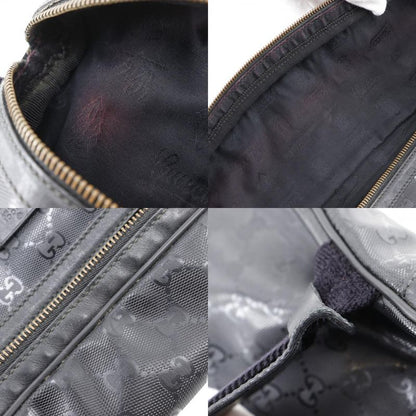 Gucci Belt Bag Medium GG Imprime Body Bag 211110 PVC Black Men's Waist Bag