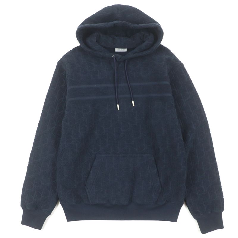  DIOR Homme 013j605c0607 100% Cotton Oblique Pile Fabric Lined Pullover Hoodie
