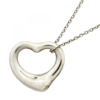 Tiffany & Co Necklace Open Heart Silver 925 Ladies