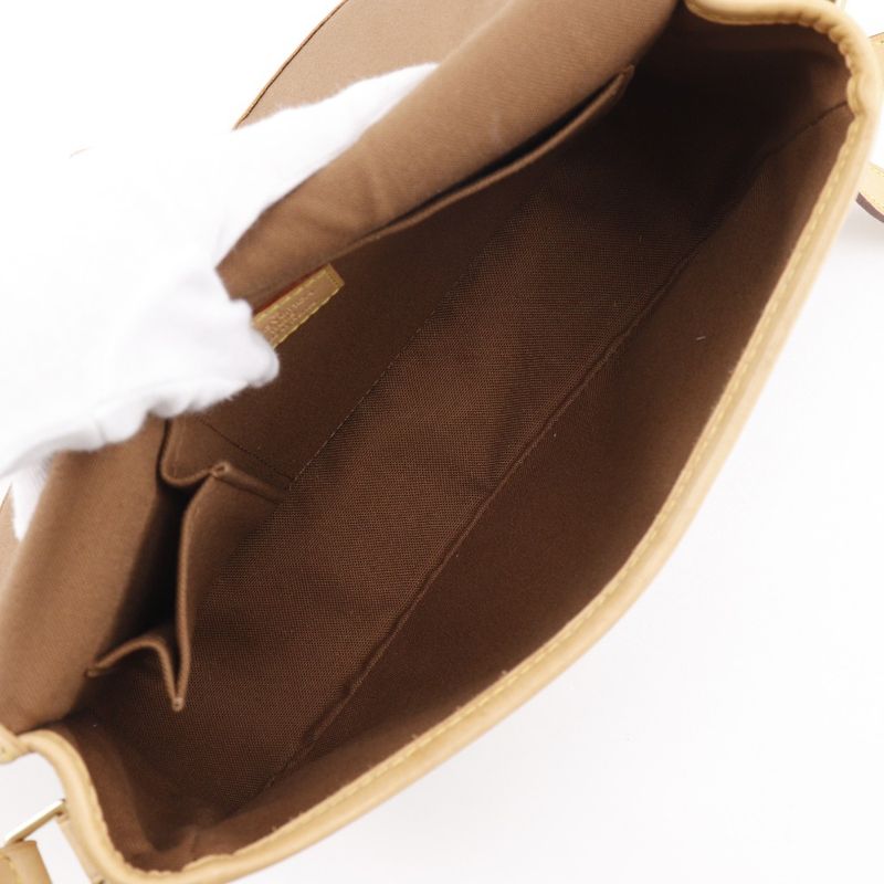 Louis Vuitton Sologne M42250 Monogram Canvas Brown Vi0026 Ladies Shoulder Bag