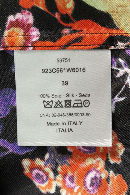 Dior 923c561w6016 BEE Embroidered All Over Silk Long Sleeve Shirt Men 39