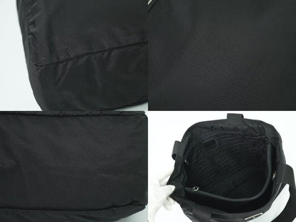 Authentic Prada Nylon Shoulder Bag Tote Bag Black Bag Pre-owned [follow-up