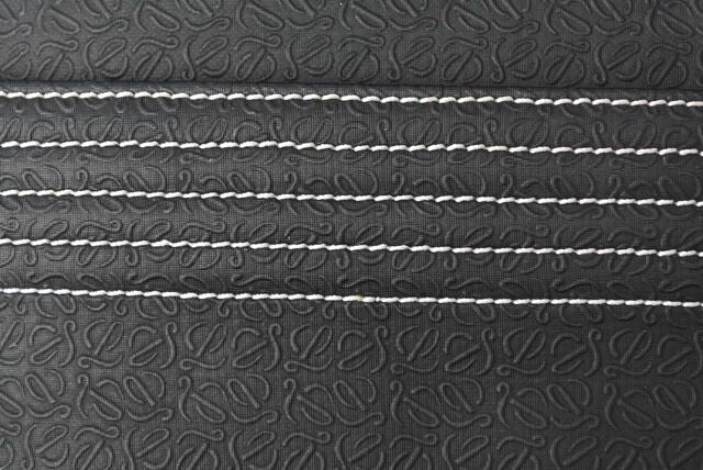 Loewe Men's Shoulder Bag Messenger Bag Loewe Men's Coated Canvas Anagram Black