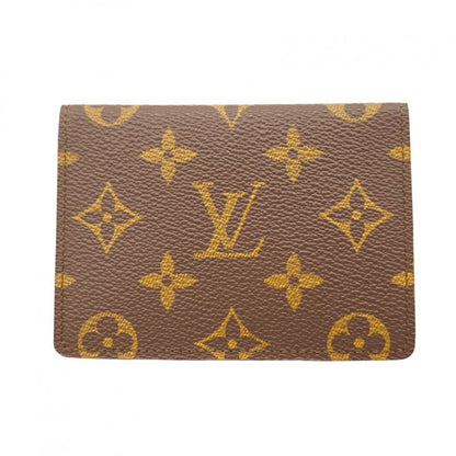 Louis Vuitton Card Case Monogram Porte 2 Carte Vertical M60533 Brown Men Women