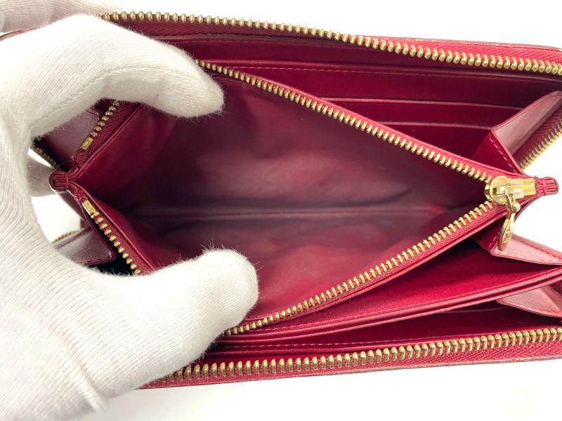 Louis Vuitton Monogram Vernis Zippy Wallet Round Zip Wallet Long Wallet M90200