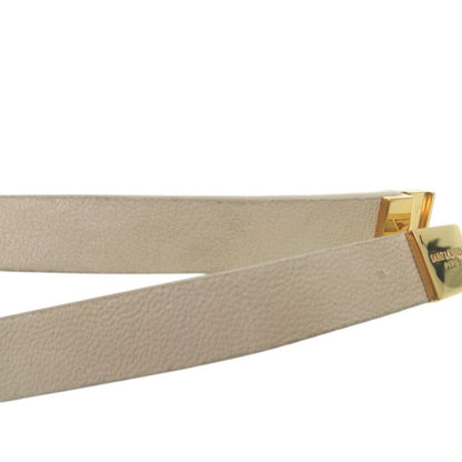 Yves Saint Laurent Opium Double Loop Bracelet 646558 Leather White 0736 YVES