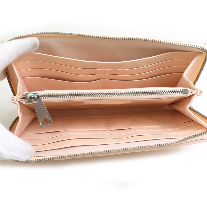 Bottega Veneta Round Zipper Long Wallet