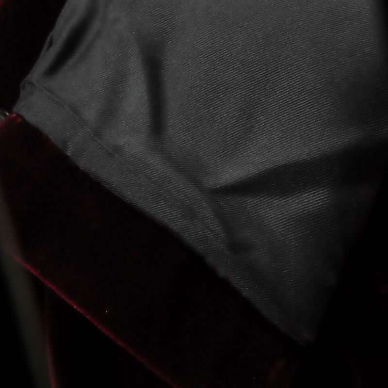  Saint Laurent Paris 464740 Velour 100% Silk Lining Single Jacket Tailored