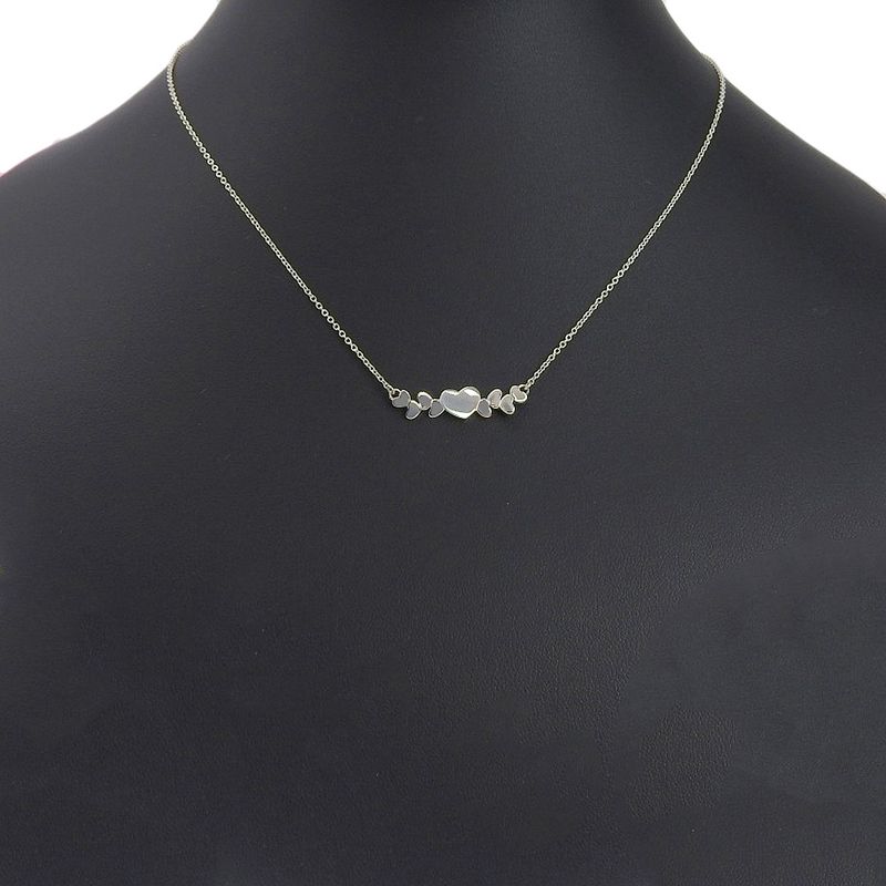 Tiffany & Co Modern Heart Paloma Picasso 925 Silver Ladies 2.5g Necklace