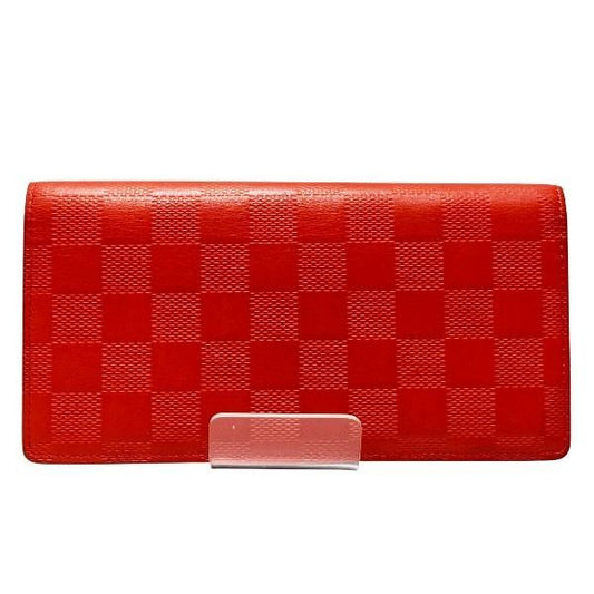 Louis Vuitton Damier Infini Portefeuille Brazza N63011 Bifold Wallet Long