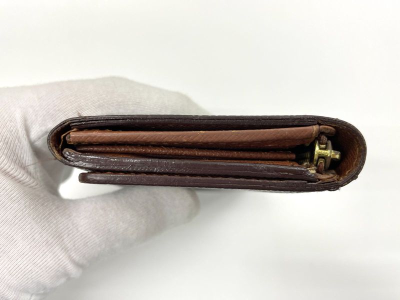 Louis Vuitton Monogram Porte Monet Vieux Trésor M61730 Foldable Wallet L-shaped