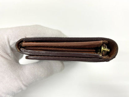 Louis Vuitton Monogram Porte Monet Vieux Trésor M61730 Foldable Wallet L-shaped