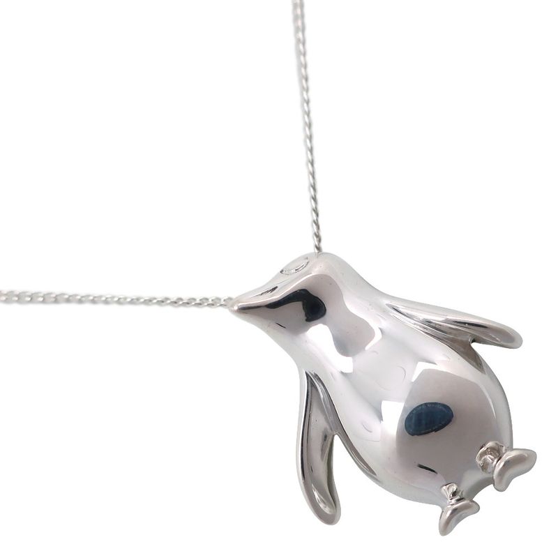 Tiffany & Co Penguin Silver 925 Ladies 4.9g Necklace