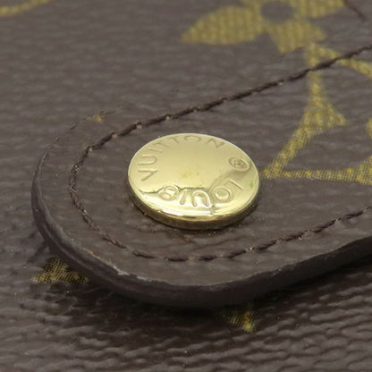 Louis Vuitton Bifold Wallet Compact Zip Monogram Canvas Monogram Gold Hardware
