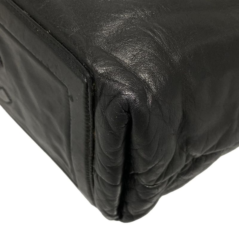 Chanel Tote Bag Coco Cocoon PM Black Lambskin