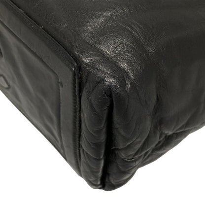 Chanel Tote Bag Coco Cocoon PM Black Lambskin