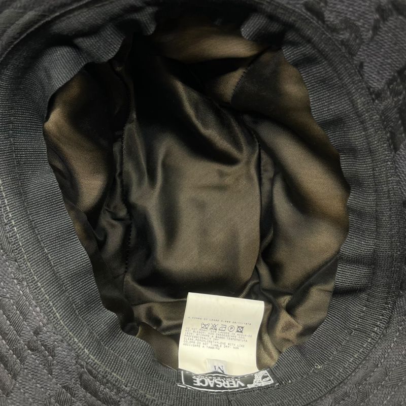 Versace Jeans Couture 90's ~ 00's Monogram Safari Hat Monogram Logo Safari Hat