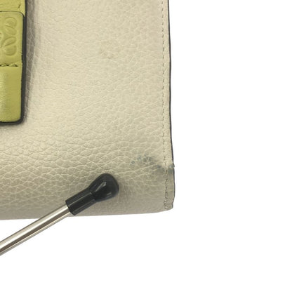 Loewe - SGC Compact ZIP Wallet Anagram Logo Leather Compact Wallet Purse - Off