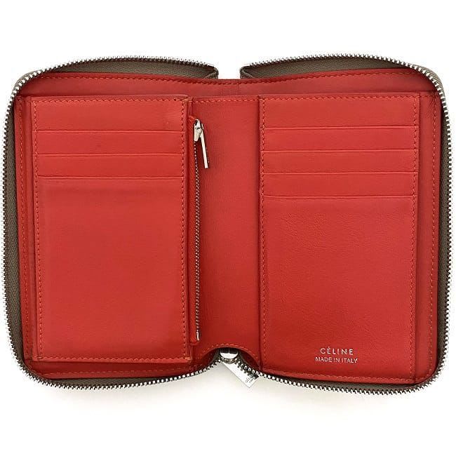 Celine Bifold Wallet Medium Zip Around
