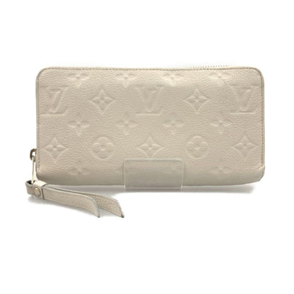 Louis Vuitton Monogram Empreinte Zippy Wallet Zipper Long Wallet M60546 White