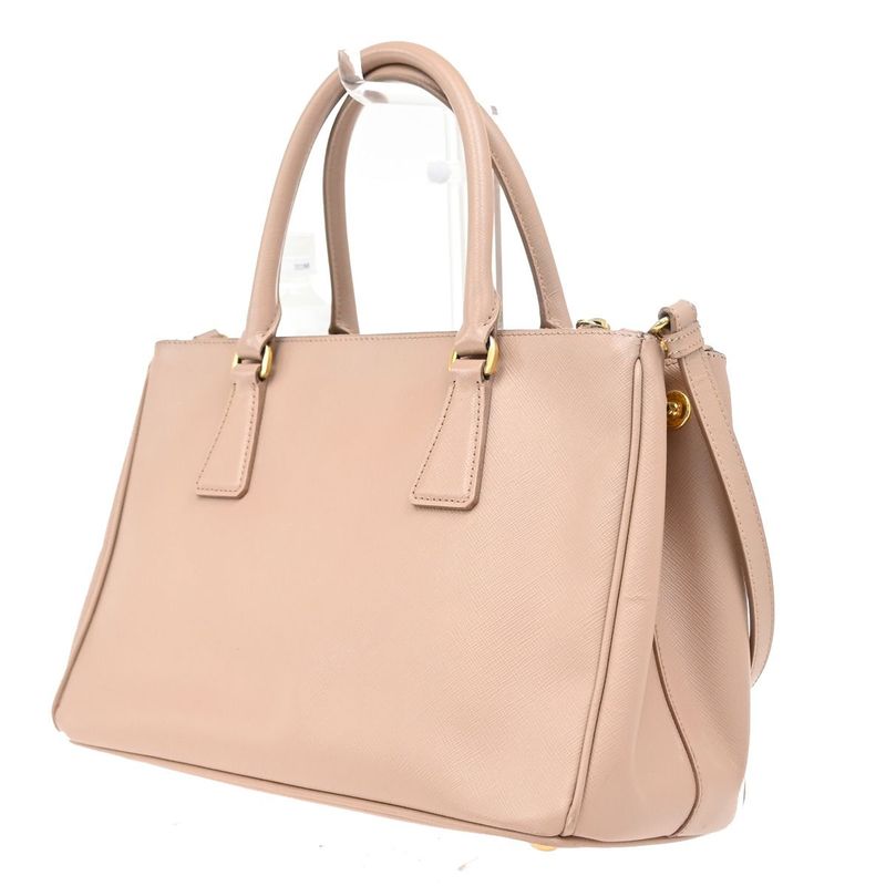 Prada Hand Shoulder Bag 2WAY Saffiano Leather Pink 14ka872