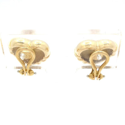 Tiffany & Co Earrings Hearts & Arrows 18K Yellow Gold