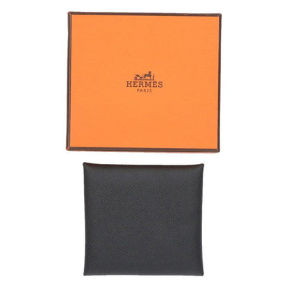 Hermes Bastia U Engraved Epson Leather Coin Case Men's