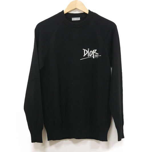 Dior Sean Stussy 20AW Cashmere Knit Size S Black