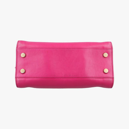 Yves Saint Laurentyves Saint Laurent Baby Cabas Su Rose Red Leather 372087