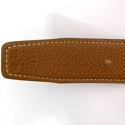 Hermes H Belt F21059 Black Brown Constance