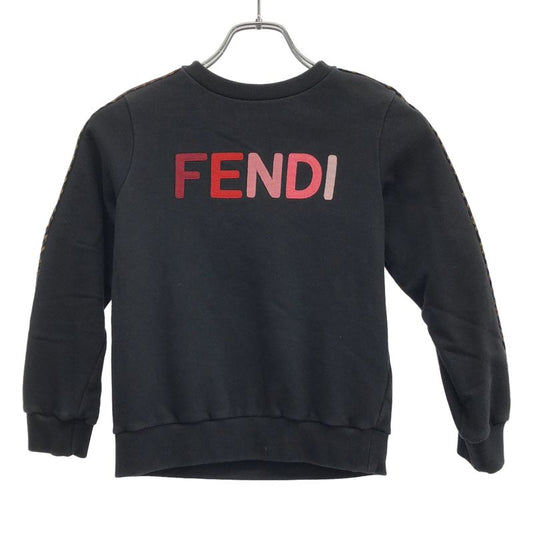 Fendi Kids Fendi Kids Logo Sweatshirt Jfh100 5v0 Black 7a