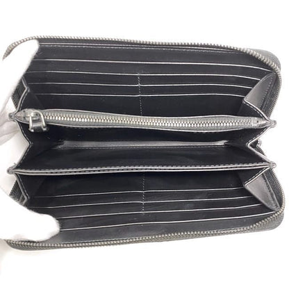 Prada Round Zipper Long Wallet F22959 Black NERO