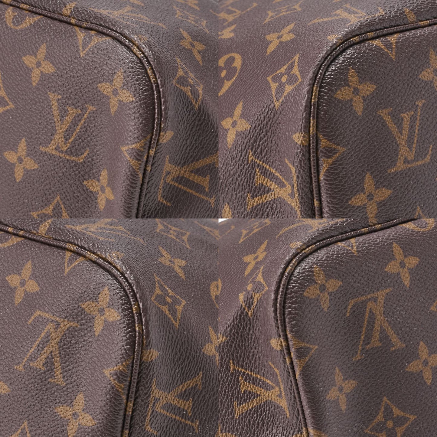Louis Vuitton Monogram Neverfull MM Brown M40156 (gold Hardware) Tote Bag