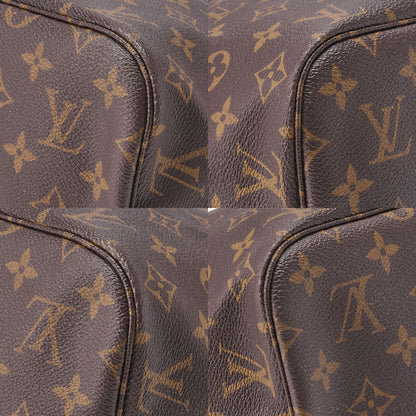 Louis Vuitton Monogram Neverfull MM Brown M40156 (gold Hardware) Tote Bag