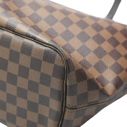 Louis Vuitton N41358 Damier Neverfull MM Pouch None And Tote Bag Louis Vuitton