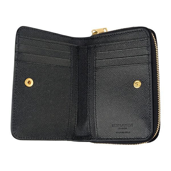 Saint Laurent Bifold Wallet Compact Wallet Black