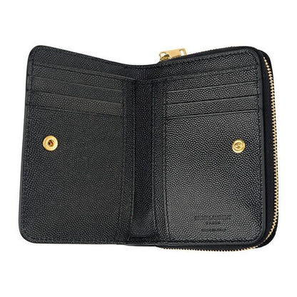 Saint Laurent Bifold Wallet Compact Wallet Black