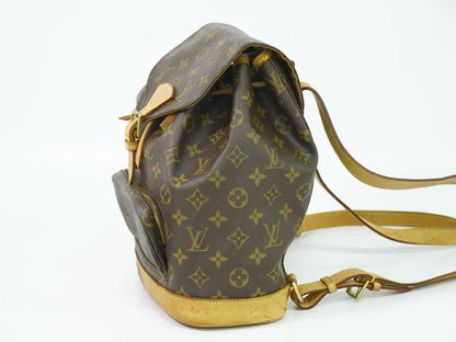 Authentic Louis Vuitton LV Montsouris MM Backpack Sac Backpack Monogram Brown