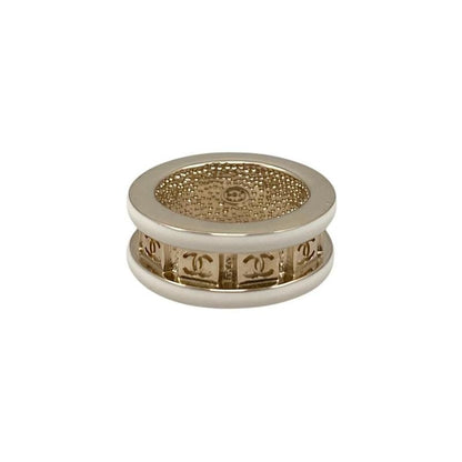 Chanel Ring Coco Mark Abc394 B24c No 13 Gold White Chanel