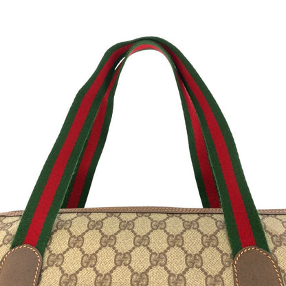 Gucci Vintage Sherry Line GG Supreme Canvas Boston Bag Shoulder Bag Ladies